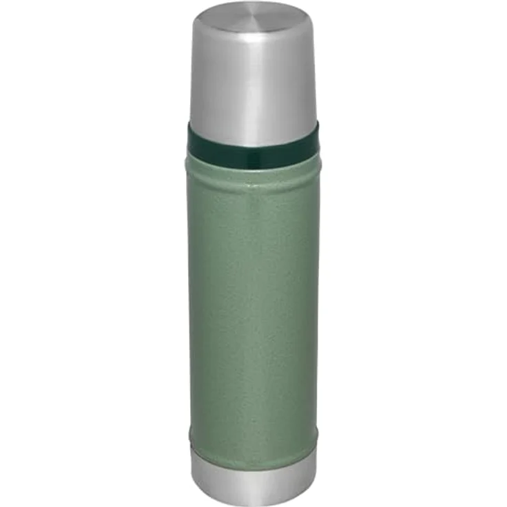 Stanley Classic Legendary Thermosflasche 0.59L - Edelstahl, BPA-frei, hält 18 Stunden heiß oder kalt, spülmaschinenfest, Hammertone Green – Bild 2