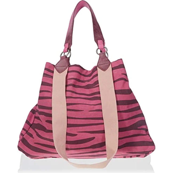 Fritzi aus Preußen Izzy Canvas Shopper Tasche, 45 cm, 100% Baumwolle, lila – Bild 2
