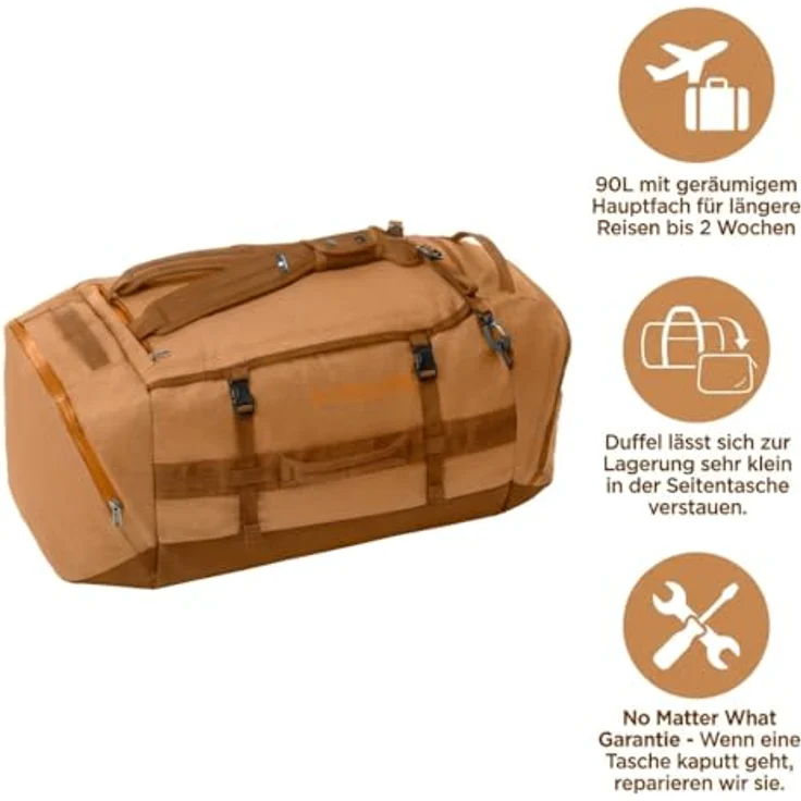 Eagle Creek Cargo Hauler Reisetasche 73 cm, orange, 100% Polyester, geräumig und strapazierfähig – Bild 4
