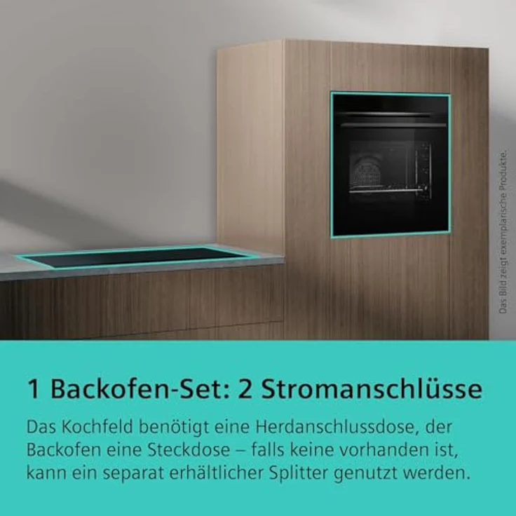 Siemens PQ212IAAB, Einbau-Herdset mit Induktions-Kochfeld, 71 l Garraum, A+ Energieeffizienz – Bild 20