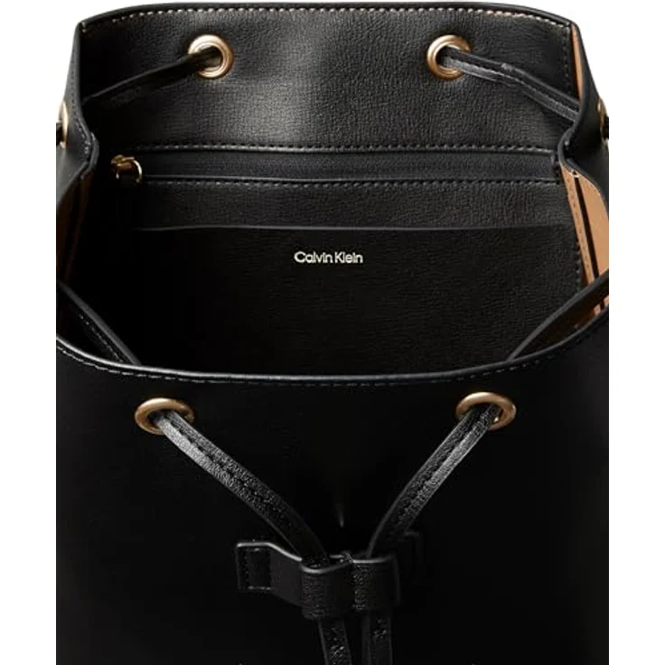 Calvin Klein Foil City Rucksack 33 cm, schwarz, 100% Polyurethan, 24 x 13 x 33 cm – Bild 2