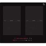 K&H 4 Zonen FLEX Induktionskochfeld 59cm Autark Eingebaut IN-6804FLX, Leistungsstarkes Kochfeld mit Sensor Touch-Control-Steuerung, Magnetisches Kochgeschirr geeignet, Einzigartiges Design, Umweltfreundlich, Qualität & Reparatur, Schwarz