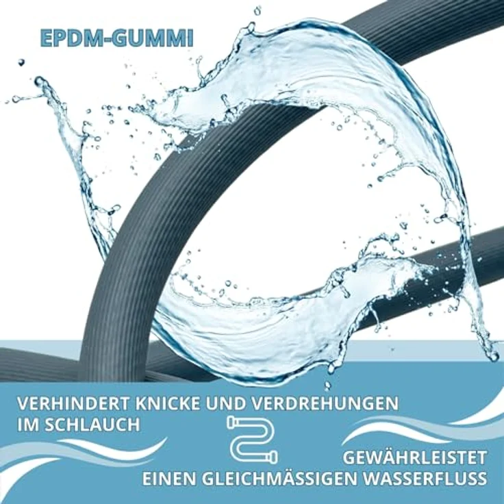 boni-shop Zulaufschlauch Waschmaschine, Winkel 4m, 3/4 Zoll, druck- und temperaturbeständig, ideal für beengte Räume – Bild 3