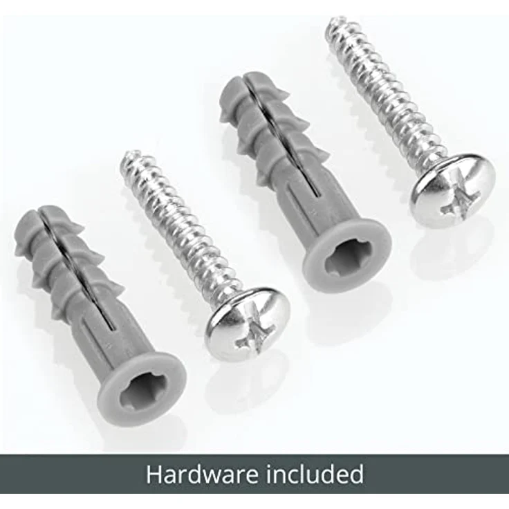 mDesign Küchenrollenhalter Wand - Halter für Papierrollen in Küche oder Bad - an der Wand zu befestigender, moderner Papierrollenhalter - Farbe: Chrom – Bild 5