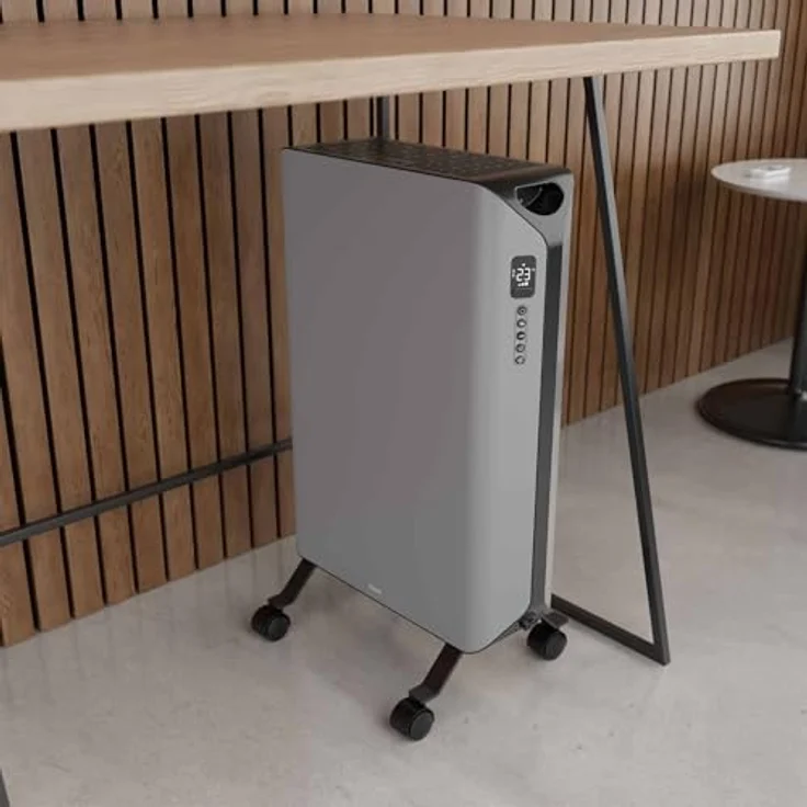 Duux Edge Oil, ölfreier Radiator mit 2000 Watt Heizleistung, grau – Bild 9