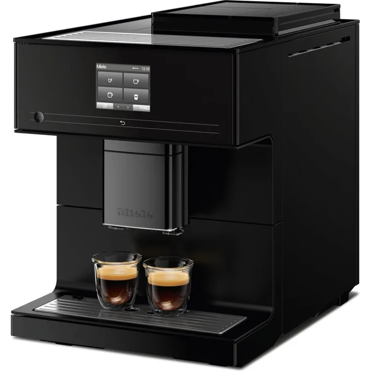 Miele Kaffeevollautomat CM 7750 125 Edition, Obsidianschwarz mat, 540 g Bohnenbehälterkapazität, 42 cm Höhe