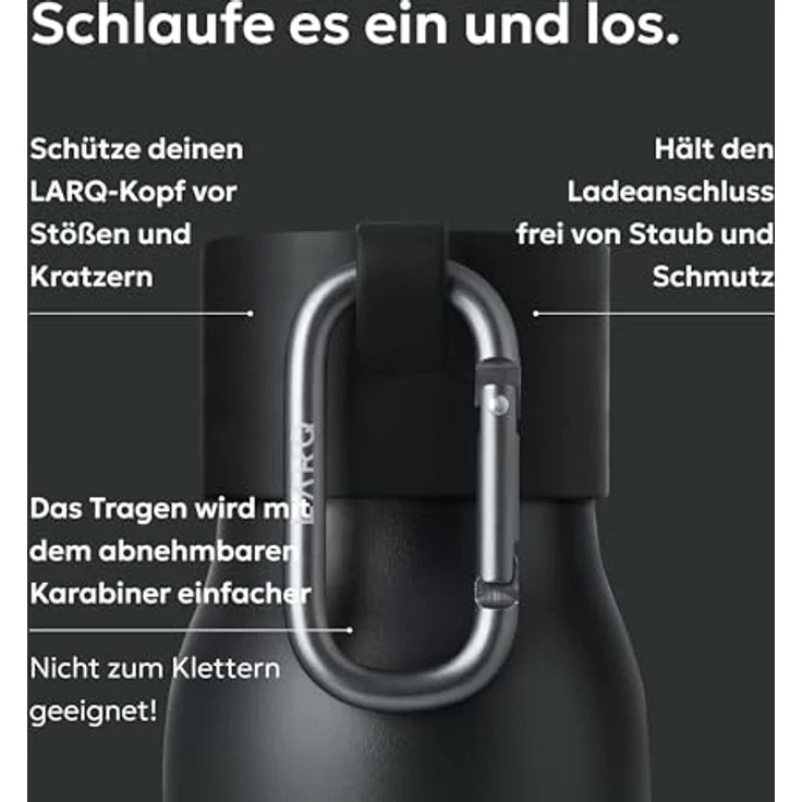 LARQ Active Loop - Black Silikonschutz für Flaschenverschluß – Bild 3