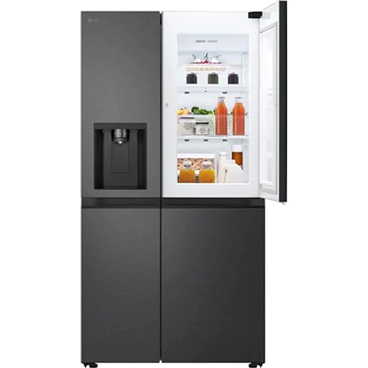 LG GSJC41EPPE Side-by-Side Kühlschrank, 420 l Kühlbereich, 179 cm Höhe, Energieklasse E, Essence Matte Black – Bild 3