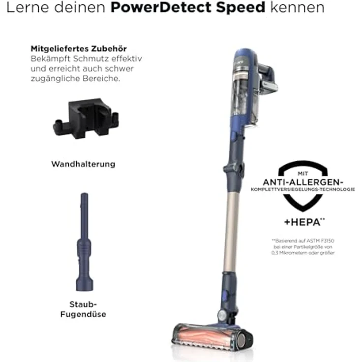 Shark Akku-Hand- und Stielstaubsauger PowerDetect Speed IA1241EU, 350 W, beutellos, 4 PowerDetect-Technologien, Reveal-Technologie, Flexology – Bild 13