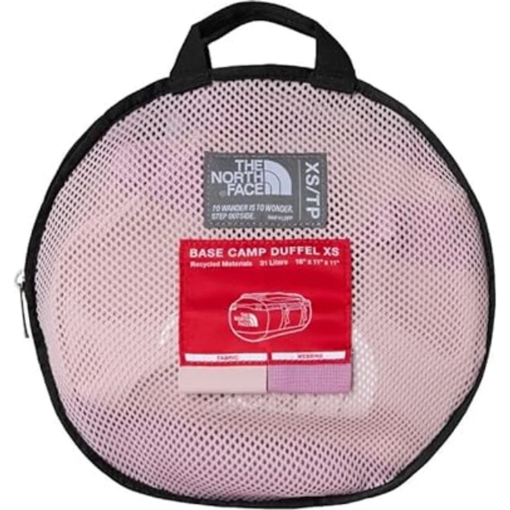 The North Face Base Camp XS Reisetasche, 45 cm, rosa, 100% PVC, kompakt und robust – Bild 4
