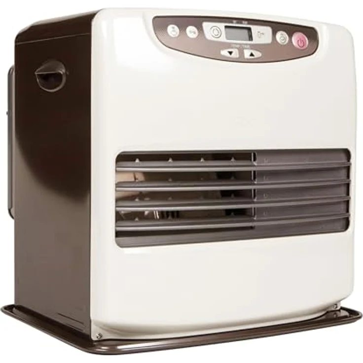 Qlima SRE 9046 C Heizstrahler - 75m³, 5L Inhalt, mit Kindersicherung, Kippschutz, Frostschutz und CO-Sensor, Weiß/Schwarz - Laserheizung – Bild 2