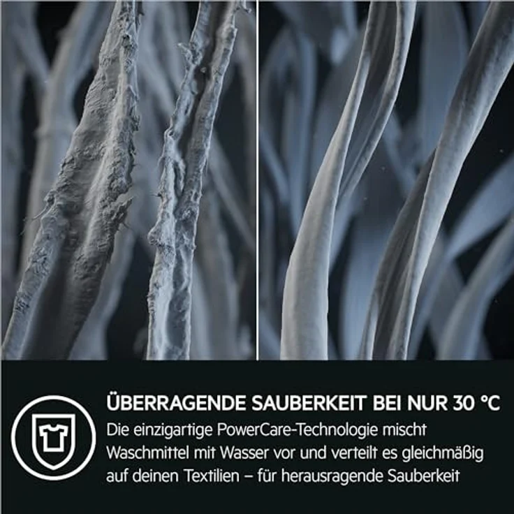 AEG LR8EW75400 8000 Waschmaschine, 10 kg, 1351 U/Min., PowerCare, ProSteam, Connectivity – Bild 6