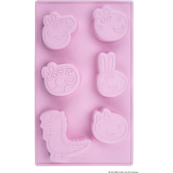 Dr. Oetker Silikonform Mini Küchlein Peppa Wutz – Hitzebeständige Backform für Kindergeburtstage und Familien-Backspaß – Säureresistent und leicht zu reinigen – Bild 2