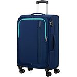 American Tourister Sea Seeker - Spinner M, Koffer, 68 cm, 61 L, Blau (Combat Navy)