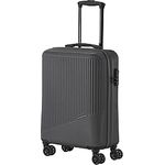 travelite 4-Rad Handgepäck Koffer klein 37 Liter, Gepäck Serie BALI: ABS Hartschalen Trolley erfüllt IATA-Bordgepäckmaß, 55 cm