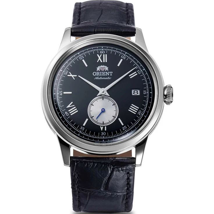Orient Automatikuhr Orient RA-AP0101B30B Herrenuhr Bambino Small Second 38,5 mm, SchwarzEdelstahlgehäuse, Kalbslederarmband – Bild 1