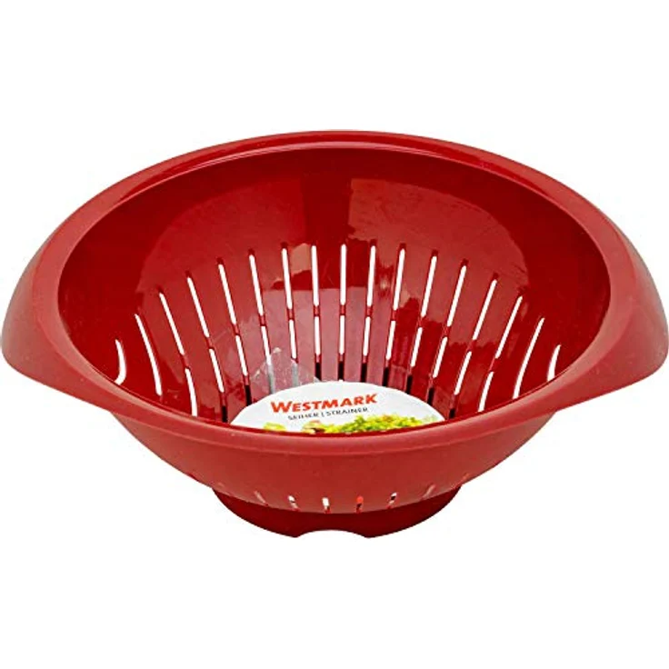 Westmark Seiher mit breitem Rand, Innendurchmesser: 25 cm, Kunststoff, Rot, 2424227R – Bild 6