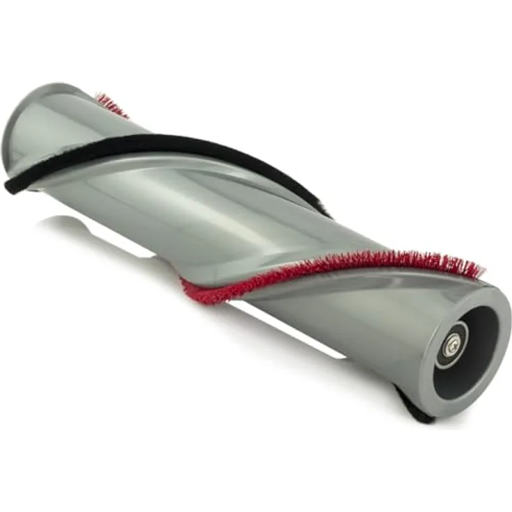 MidGard Bürstenwalze Ersatz-Hartwalze für Dyson V11, effiziente Rollbürste zur Tiefenreinigung von Teppichen und Hartböden, grau/schwarz/rot
