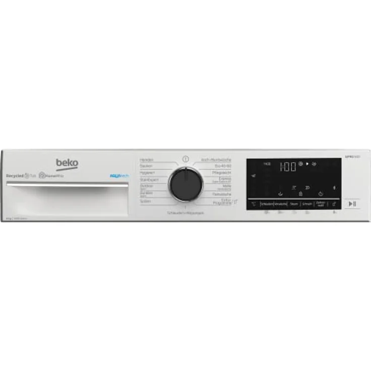 Beko B5WFU58418W, Frontlader-Waschmaschine, A, Fassungsvermögen 8 kg, Standgerät, Breite 60 cm – Bild 11