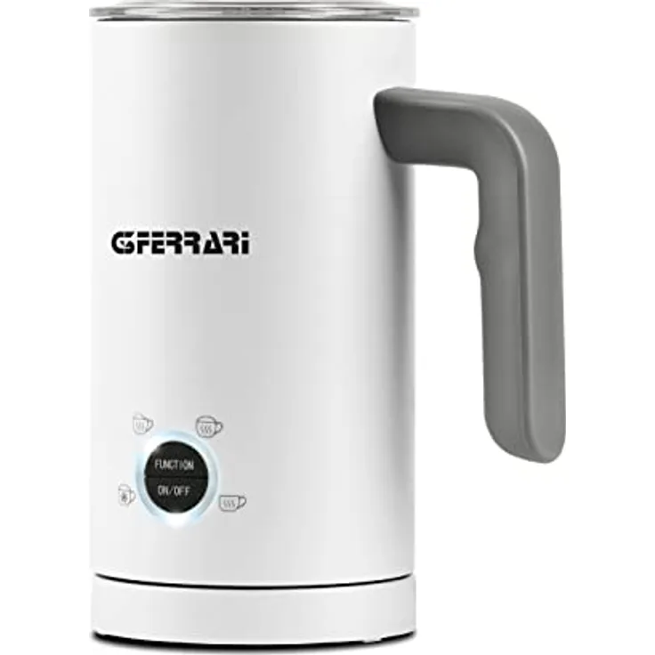 G3 Ferrari G10173 Milchaufschäumer, 500 Watt, 300 ml, 4 Funktionen, Weiß