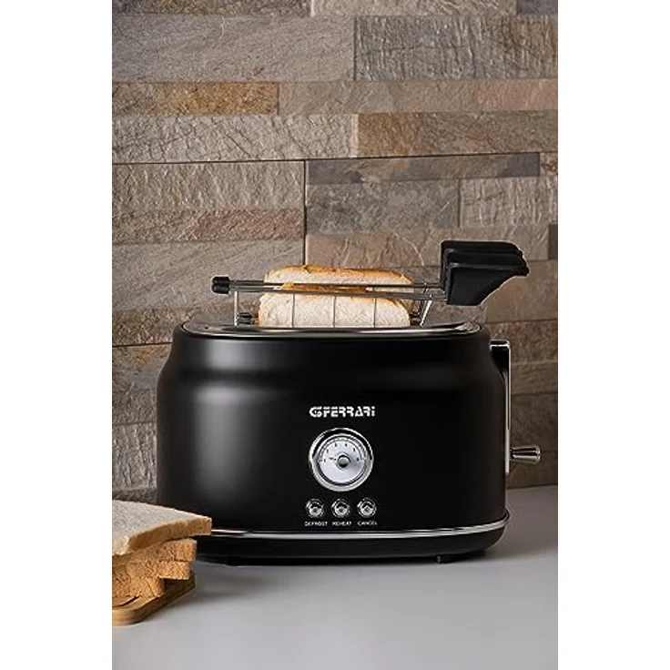 G3 Ferrari G10134-Artista Toaster, 750 W, Edelstahl, Schwarz – Bild 2