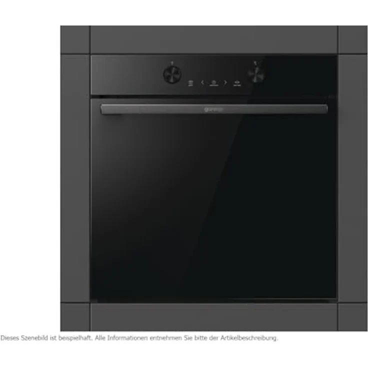 Gorenje Dark Pepper Set PID, Backofen BPS6737E04DBG mit 77 Liter BigSpace und Induktionskochfeld GI6401BX, Schwarz – Bild 4