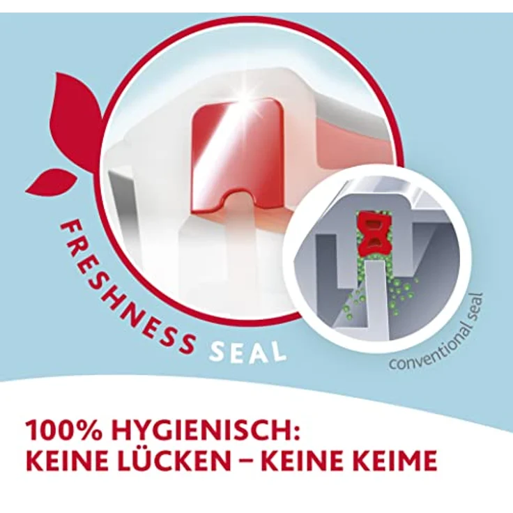 Emsa 54169 Clip & Close Glas Frischhaltedosen | 3er Set | 0,2+ 0,5+ 1,3 L | Rechteckig | 100 Prozent Dicht | Backofengeeignet | Mit Frische-Dichtung – Bild 9