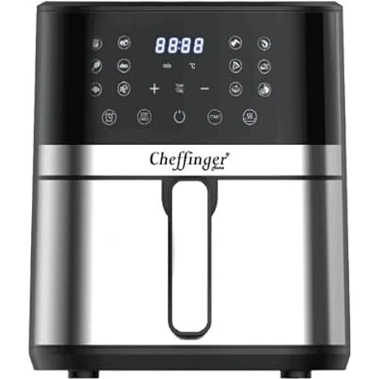 Rungassi Heißluftfritteuse Airfryer Fettarm 7 Liter CF-AFRY 7 schwarz mit Smart-Touch-Bedienfeld – Bild 2