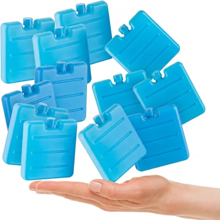 12er Set Kleine Kühlakkus - Mini Kühl-Elemente für die Kühltasche - Kühl-Akku fü – Bild 2