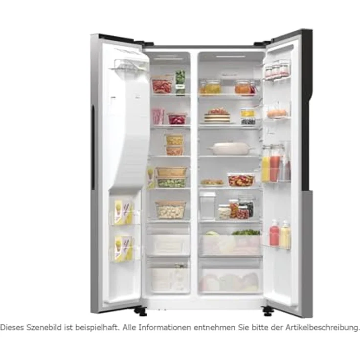 Gorenje NRR9ESXL, Side by Side Kühl-Gefrier-Kombination mit 566 Litern, Edelstahl, IceMaker, NoFrost Plus und Inverter-Kompressor – Bild 6