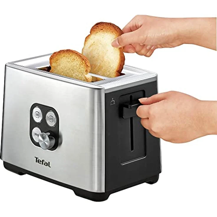 Tefal Tefal TT420D30, Toaster, Schwarz, Silber – Bild 4