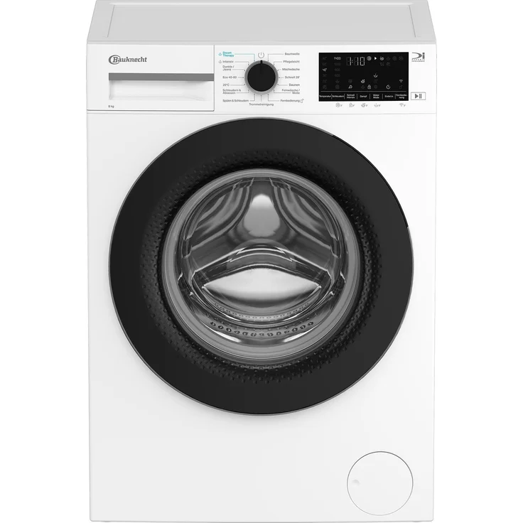Bauknecht B WM 8A7 BS Frontlader-Waschmaschine, 8.0 kg, Energieeffizienzklasse A, 76 dB, 0.423 kWh