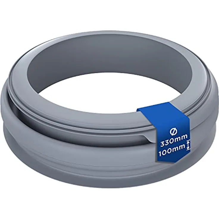 VIOKS Türmanschette für Waschmaschine kompatibel mit Miele 6816000 Ø330mm für W700 W800 W900 / Türdichtung Dichtung Türgummi Gummi Dichtungsring für Mondia Novo Meteor Gala Waschmaschinen Frontlader, hochwertiges Gummi, einfache Montage, passend für verschiedene Miele Modelle, pflegeleicht