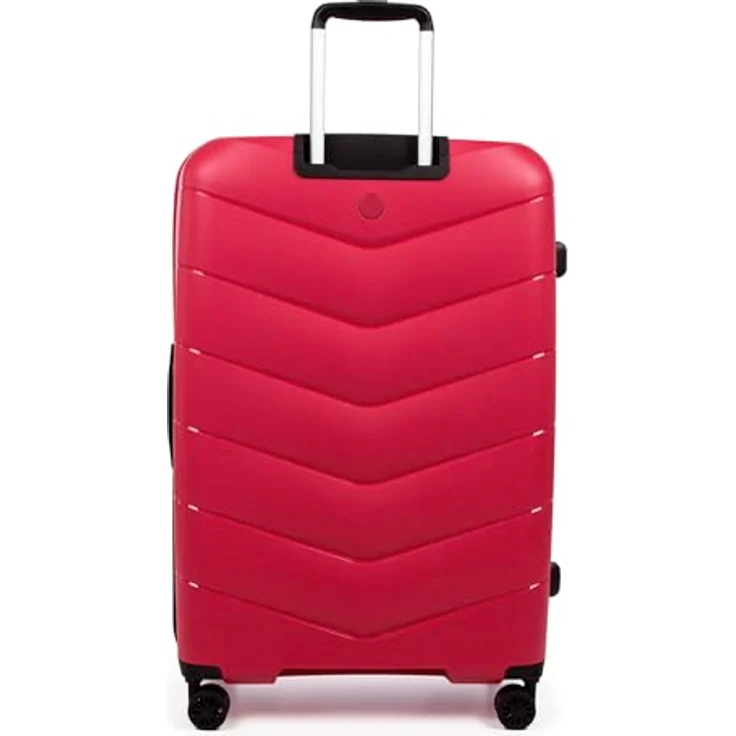 Emily & Noah Trolley E&N Travelbestie Werner 70402, Damen Koffer aus robustem Polypropylen, 95 l Volumen, 360-Grad-Doppelrollen, mit TSA-Schloss, schwarz – Bild 3