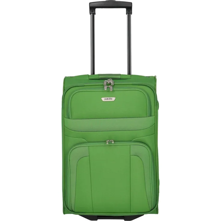 Travelite Weichgepäck-Trolley 2W Trolley, 2 Rollen, Green - Handgepäck mit leisen Rollen, 37 l Volumen, 100% Polyester