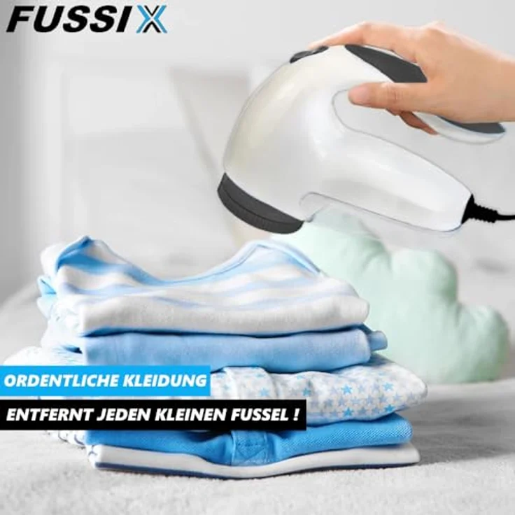 MAVURA FUSSIX Elektrische Fusselfräse Kleiderrasierer Wollrasierer mit leistungsstarkem 5-Watt-Motor, schonendem wabenförmigen Kleidungsschutzgitter und verbesserter Klingentechnologie – Bild 2