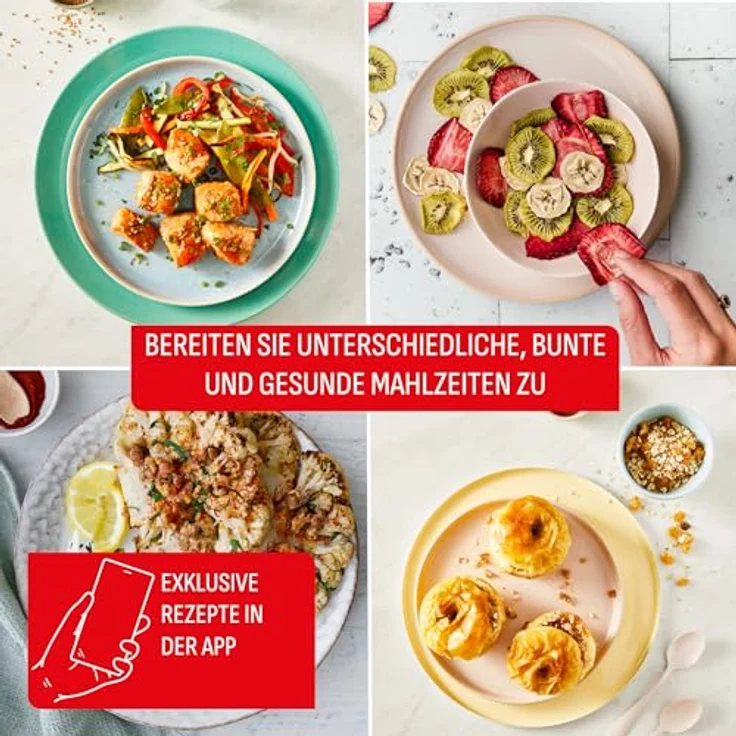 Tefal Easy Fry Pop Heißluftfritteuse, 5-Liter-Fassungsvermögen mit 10 automatischen Garprogrammen, inkl. 35 Backpapierblättern – Bild 4