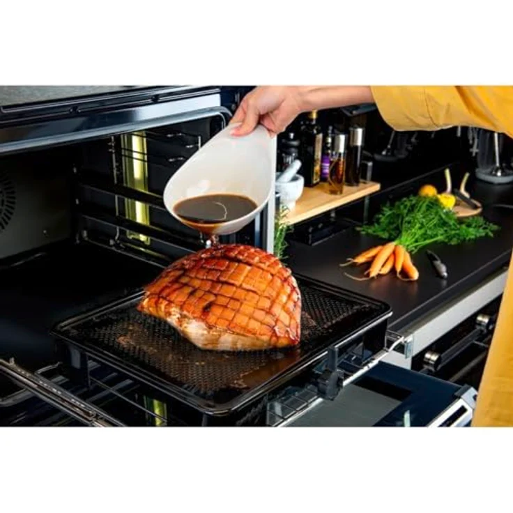 Zenker Universalbräter SRT, Bratpfanne mit patentierter Bratensaft-Funktion, 39 x 33 cm, 3 l, emaillierte Oberfläche – Bild 13