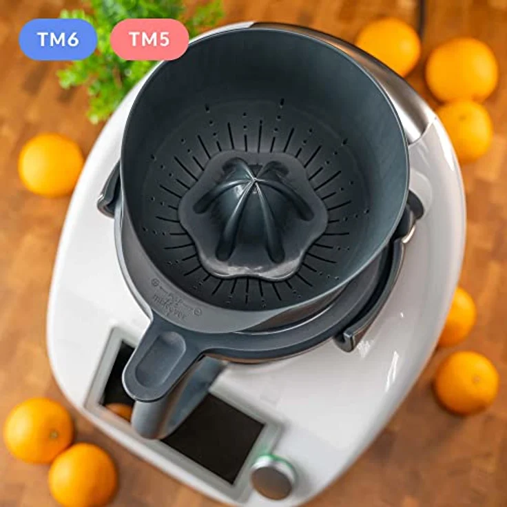 Mixcover Küchenmaschinen-Adapter mixcover verbesserte Saftpresse-Zitruspresse für Thermomix TM6 & TM5, Entsafter – Bild 2