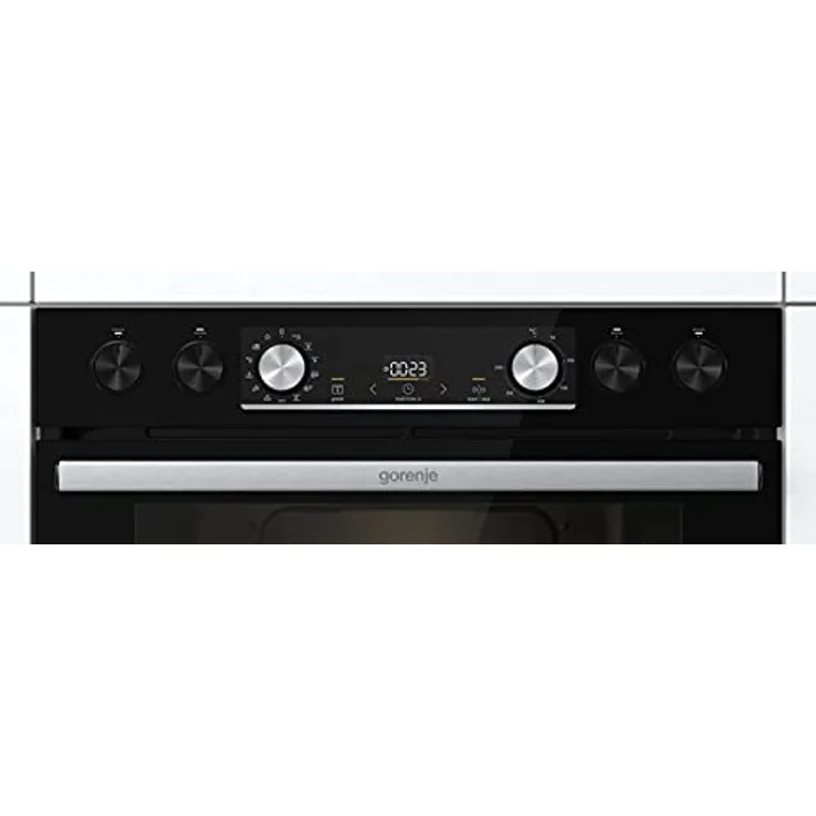 Gorenje OptiBake Black Set 5 Herd-Set mit Induktionskochfeld, 77L, AquaClean, ExtraSteam, AirFry, PizzaMode 300°C, PerfectGrill, Teleskopauszüge, schwarz – Bild 5
