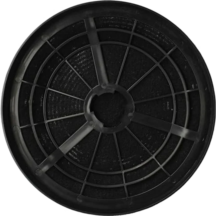 vhbw 4x Aktivkohlefilter Ersatz für Hanseatic CF110, 812120, K10001 für Dunstabzugshaube - 17,5 cm, schwarz – Bild 2