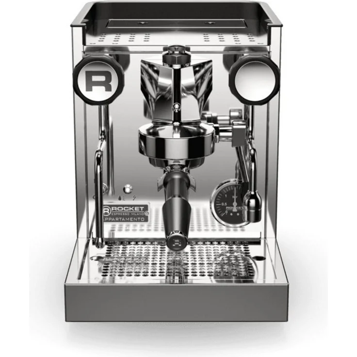 Rocket Espresso Appartamento TCA, Espressomaschine mit Temperatureinstellung, 1,8 Liter Boiler, graphitfarben