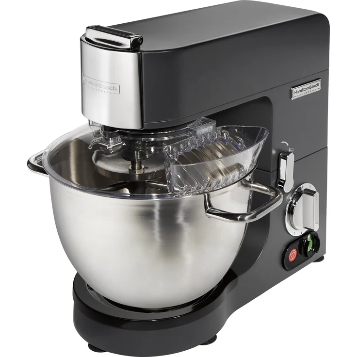 Hamilton Beach Commercial® – 8-Liter-Professioneller Planetenmischer mit 7 Geschwindigkeitsstufen, Edelstahl-Schüssel und robustem Zubehör