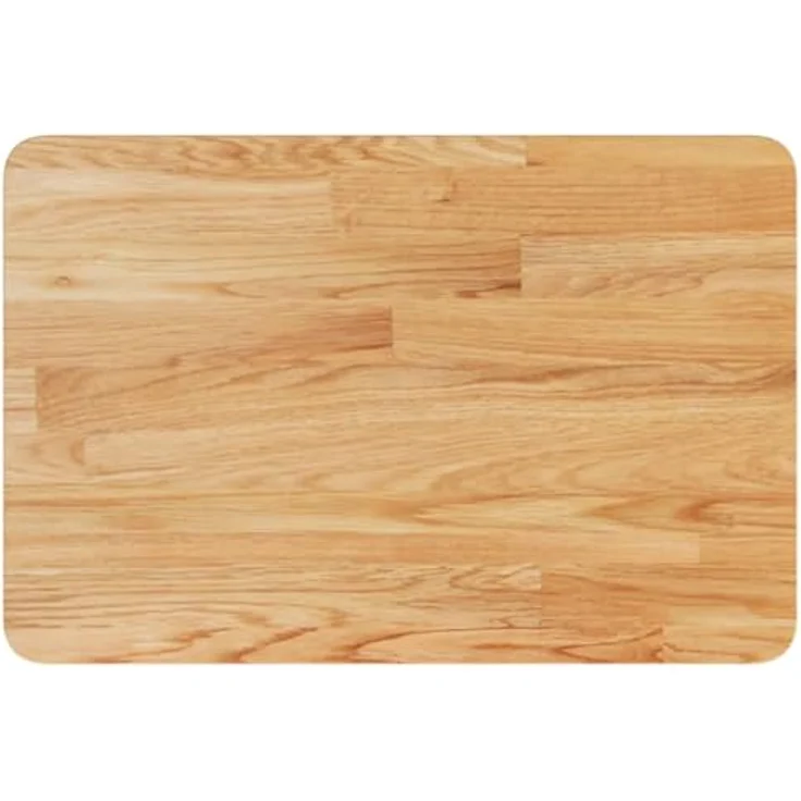 vidaXL Schneidebrett Waschtischplatte Hellbraun 60x40x1,5 cm Massivholz Behandelt, Eichenholz – Bild 4