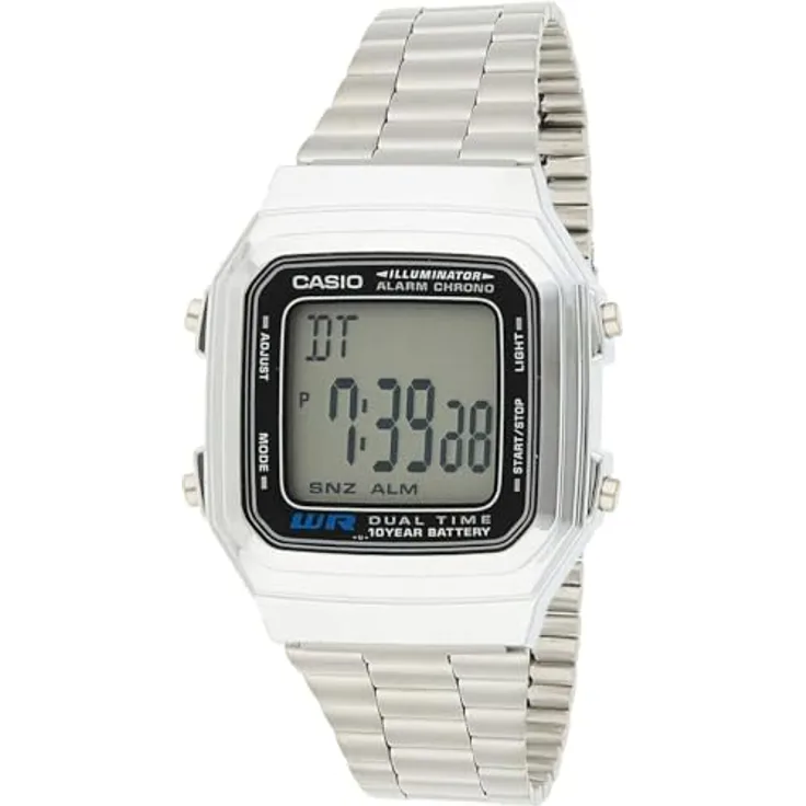 Casio Vintage A178WEA-1AES, silber