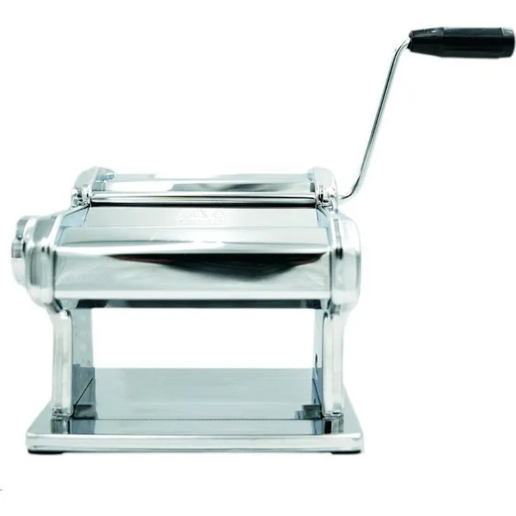 Marcato Nudelmaschine AT-MOT-220V Nudelmaschine Atlas mit Motor, Hochwertiger Chromstahl, Ergonomische Form