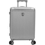 Heys EU-Koffer 10160, Silber, 53,3 cm, Unisex, Erwachsene, 21" - Lässig