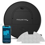 Rowenta RR9065 X-Plorer Serie 130 AI 4-in-1 Wisch- & Saugroboter | Laser + Kamera-Navigationssystem | 4 Reinigungsmodi | 120 Min. Laufzeit | 3 Std. Ladezeit | 0,7 L Staubbehälter | Schwarz