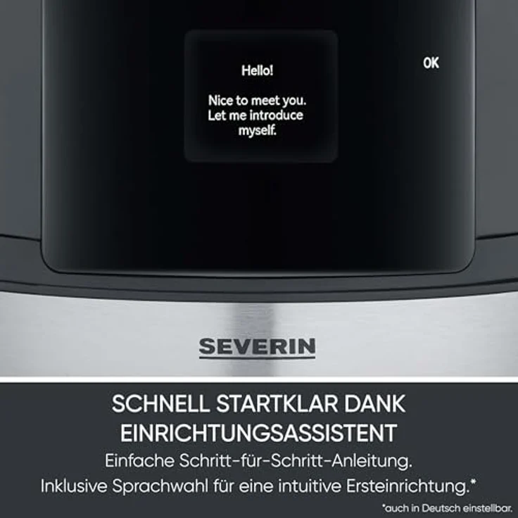 Severin KA 9695, Vollautomatische Filterkaffeemaschine mit isolierter Kaffeekanne, Schwarz – Bild 11