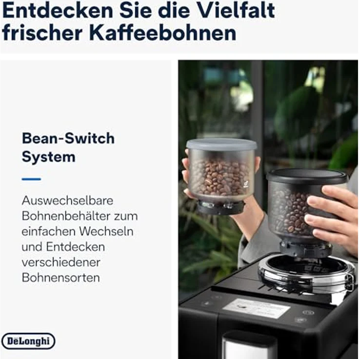 Extra Delonghi EXAM440.35.B Rivelia, Kaffeevollautomat, Schwarz – Bild 3